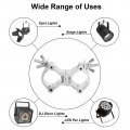 Uxcell Light Truss Clamps Aluminum Alloy Stage Lighting Pipe O Clamp For 0 94-1 02inch Od Tube Max Load 15lb Double Buckle 1pcs
