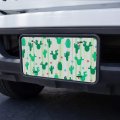 Graphics More Cute Cactus With Flowers Pattern Novelty Metal Vanity Tag License Plate