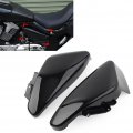 Fsfy 2pcs Panel Battery Cover Motorcycle Fairing Side Covers Glossy Black Protection Decor For Suzuki Boulevard M109r Intruder