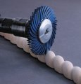 Cubitron Scotch-brite Tm Radial Bristle Brush Aluminum Oxide 6000 Rpm 8 Diameter X 1 Width 80 Grit Yellow Pack Of