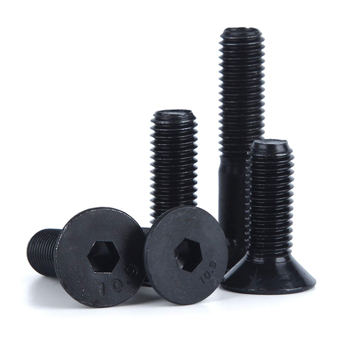 30 Pcs M4-0 7 X 35mm Flat Head Socket Cap Screws Alloy Steel Grade 10 9 Din991 Allen Drive Hex Black Oxide Finish M4-0 7