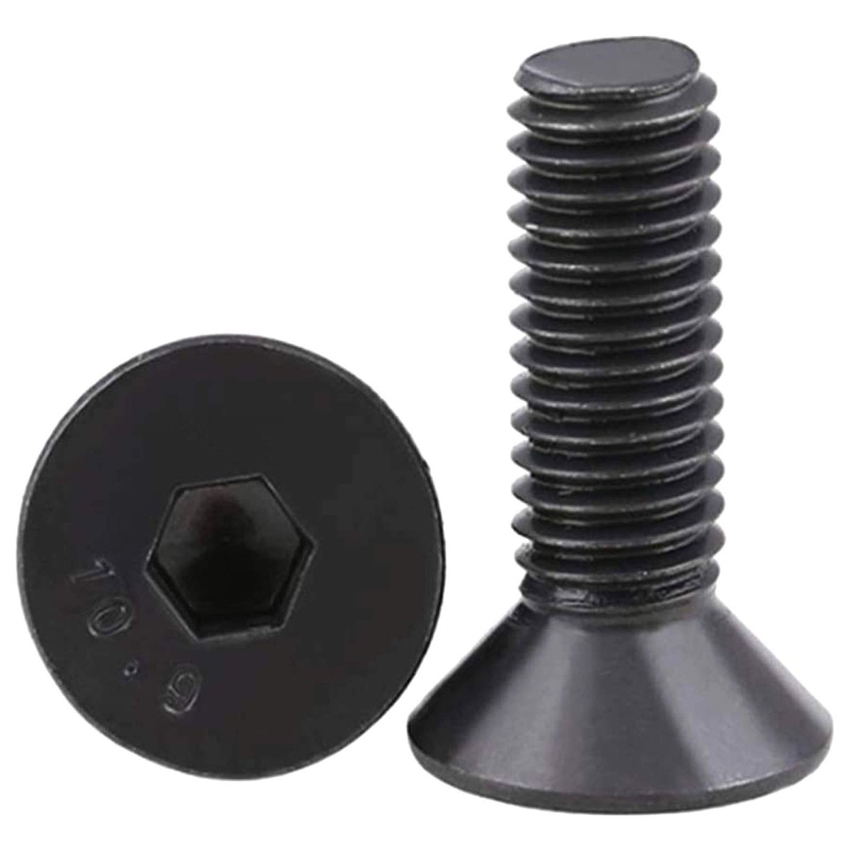30 Pcs M4-0 7 X 35mm Flat Head Socket Cap Screws Alloy Steel Grade 10 9 Din991 Allen Drive Hex Black Oxide Finish M4-0 7