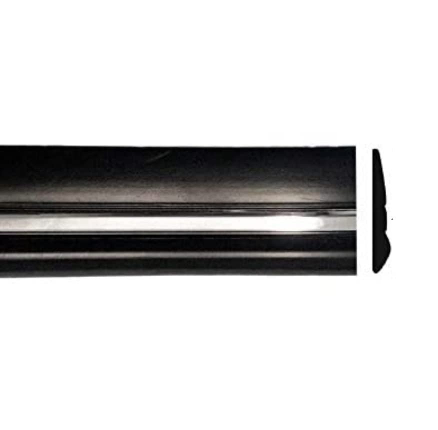 1987-1991 Ford Black Chrome Side Body Trim Molding Rocker Panel F150 F250 F350 Bronco 3 Half Roll 12 Ft