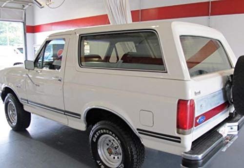 1987-1991 Ford Black Chrome Side Body Trim Molding Rocker Panel F150 F250 F350 Bronco 3 Half Roll 12 Ft