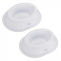 Kemimoto Pairs Of 6x9 Speaker Pods Universal Boxes Enclosures Speakers Compatible With Utv Rv Car Boat Trunk Trailer White 2pcs