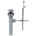Dura Faucet Df-pu201-sn Rv Lavatory Sink Drain Pop-up With Overflow And Lift Rod Assembly For Recreational Vehicles 5th Wheels 