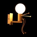 Kawell Creative Vintage Wall Light Fixtures Indoor Sconce Industrial Retro Lamp Art Deco For Kids Room Bedroom Living Kitchen 