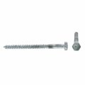 Prime-line Hex Lag Screws 1 4 In X 3-1 2 A307 Grade A Hot Dip Galvanized Steel 100 Pack