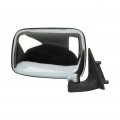 Ocpty Chrome Right Side Mirror Fit For 1987-1993 Mazda B2200 Glass Manual Folding