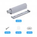 Uxcell D2 Magnetic Push Latches 10pcs To Open Door Latch Touch For Wardrobe Cupboard Drawers Grey