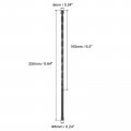 Uxcell 6pcs 6mm Metric Diamond Coated Twist Drill Bits High Speed Steel