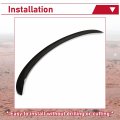 Hecasa Rear Spoiler Trunk Wing Compatible With 2017-2023 Tesla Model 3 Abs Gloss Black