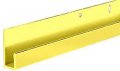 Crl Dipped Brite Gold Anodized 1 4 Standard Aluminum J Channel 12 Ft Long