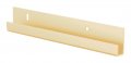 Crl Dipped Brite Gold Anodized 1 4 Standard Aluminum J Channel 12 Ft Long 