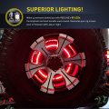Tl-12 Spare Tire Brake Light Wheel 3rd For Jeep Wrangler 2007 2018 Jk Jku Yj Tj Red Led Waterproof Rear Assembly