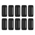 10 Pcs 3 4 In X 2 Galvanized Male Threaded Pipes Black Pre Cut Plumbing Pipe Fittings For Diy Furniture Shelving Table And Home 