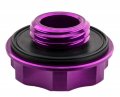 Vms Racing Purple Oil Cap With Powered By K20a3 Emblem In Cnc Machined Billet Aluminum Compatible Honda Civic Si Sir 2 0 Ivtec
