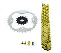Fits Honda 400ex Trx400ex 520-94 Yellow Non O Ring Chain Sprocket Silver 14 36
