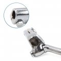 Uxcell 15mm Shaft Dia Motorcycle Engine Kick Start Lever Pedal Crank Replacement Universal Metal Rubber Silver Tone Black