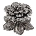 Vicenza Designs Kb1195 Carlotta Primavera Knob Large Vintage Pewter 