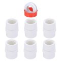 6 Pcs 3 4 Pvc Female Adapter Pipe Fitting Fit For Sch40 Slip Coupling To Threaded Connector With Sealing Tape Socket X Npt 