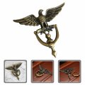 Doitool Door Knocker Zinc Alloy Viewer Home Knock With Peephole Eagle Gate Handle Supply Cabinet Handles Eye Drawer Front
