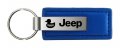 Au-tomotive Gold Officially Licensed Leather Key Chain For Jeep Duck Blue