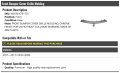 Front Bumper Cover Grille Molding Chrome Compatible With 2015-2017 Infiniti Qx80 Without Collision Warning System