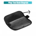 Uxcell 1 Pair Unpainted Front Left Right Bumper Tow Hook Cover For Toyota Highlander 2020-2023 Eye Cap No 52128-0e933