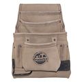 Graintex St2030 10 Pocket Nail Tool Pouch Top Grain Leather 