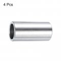 Uxcell 4pcs Stainless Steel Spacer 3 Bore X 1 Od 2 Length Screw Standoff Bushing Plain Finish Round Metal For 4 Screws Bolts