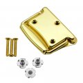 Heavy-duty Trunk Bss Ndles A Polished Chest A Durable Brass-plated Spring Loaded Handle W Mounting Screws T-nuts A Furniture 