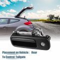 X Autohaux 1 Set 1j6827565b 1j6827565a Trunk Switch Boot Tailgate Opener Release Handle With Lock For Vw Golf 1993-1999