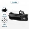 X Autohaux 1 Set 1j6827565b 1j6827565a Trunk Switch Boot Tailgate Opener Release Handle With Lock For Vw Golf 1993-1999