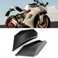 Qiilu Motorcycle Winglets Universal Side Air Deflectors Fairinglets Wing Windshield Wing Kitorcycle Winglets Universal Side Air