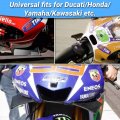Qiilu Motorcycle Winglets Universal Side Air Deflectors Fairinglets Wing Windshield Wing Kitorcycle Winglets Universal Side Air