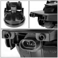 Compatible With Dodge Dakota Durango 4pcs Pair Of Smoked Lens Clear Corner Headlights Fog Lights