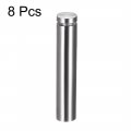 Uxcell 3 4 Dia X 19x102mm Standoff Screws Wall Mount Sign Holders Acrylic Glass Nails 8pcs
