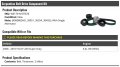 Marketplace Auto Parts Serpentine Belt Drive Component Kit With Tensioner Compatible 2008-2010 Ford F-250 Super Duty 6 4l V8