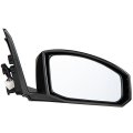 Fits 2003 2004 2005 2006 2007 2008 2009 Nissan 350z 350-z Power Heated Manual Folding Smooth Black Paint To Match Rear View
