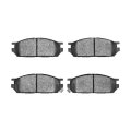 Disc Brake Pads For Eagle Summit 1991 1992 Semi Metallic Friction Mechanical Pad Wear Sensor 1 87 Inner Height And 5 03 In 