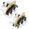 Caltric Front Left Right Brake Caliper With Pads Compatible Yamaha Rhino 660 Yxr 660 4x4 2004 2005 2006 2007