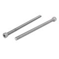 Uxcell M8x140mm Thread 304 Stainless Steel Hex Socket Head Cap Screw Bolt Din912 5pcs