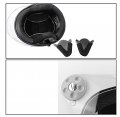 Woljay Motorcycle Vintage Half Helmets Biker Cruiser Scooter Touring Helmet White M