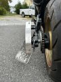 Eaccessories Ea Curved License Plate Relocation Holder Bracket For Honda Grom 125 2013-2025 Shock Bolt Spool Tag Mount 