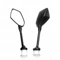 Minho Adjustable Motorcycle Black Rear View Mirror Fit For Kawasaki Ninja 250r 400r 650r 1000r Z1000sx Er6f Side Mirrors