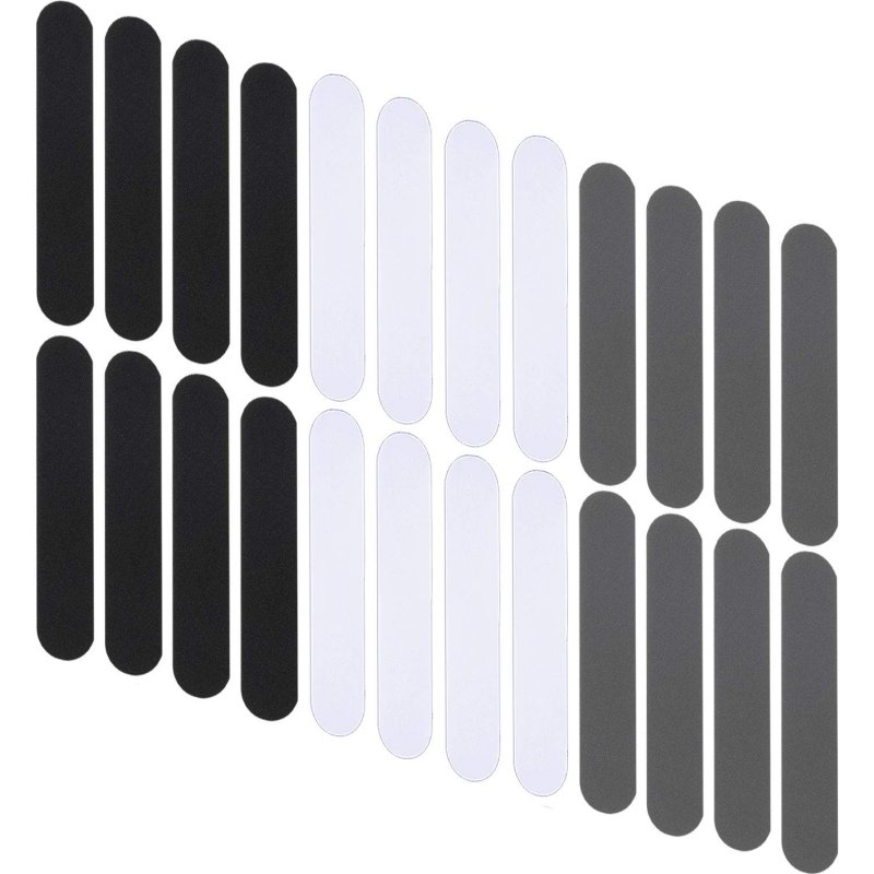 48 Pieces Hat Size Reducer Sizing Tape Foam Reducing Hats Caps Sweatband Tighten Men And Women S Black White Gray