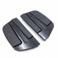Httmt- Black Slipstream Passenger Footboard Compatible With H-d Street Bob Fxdb Road Glide Fltrx
