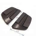 Httmt- Black Slipstream Passenger Footboard Compatible With H-d Street Bob Fxdb Road Glide Fltrx