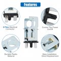 X Autohaux Stop Lamp Switch Brake Light Replacement Ford Aerostar 1986-1997 For E-150 2003-2007 Silver Tone